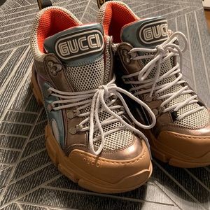 Gucci flashtrek x sega multi color boots